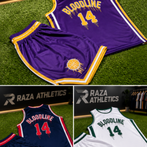 Premium Basketball Team Jersey – Custom Name & Number | Breathable Basketball Uniform