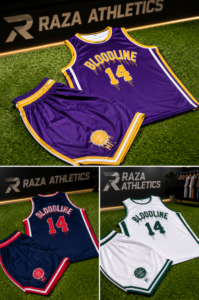 Premium Basketball Team Jersey – Custom Name & Number | Breathable Basketball Uniform